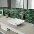 thumbnail image 6 of DEWOO Peel and Stick Backsplash - 10 Sheets of 12"×12" - 3D Adhesive Peel and Stick Tile Backsplash for Kitchen, Bathroom, Wall Tile, Green, 6 of 12