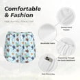 thumbnail image 4 of Pofeuu Turtle Print Women's Athletic Shorts Running Workout Shorts Tummy Control Quick Dry Gym Shorts with Pockets Double layer sports shorts-Medium, 4 of 7