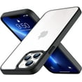 thumbnail image 2 of Starshop iPhone 15 Pro case, With Tempered Glass Protector, Shockproof Clear Case Black, 2 of 7