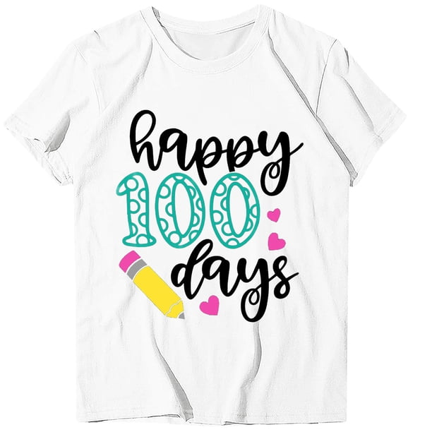 Puntoco Liquidación de blusas cortas para mujer, blusa de manga corta con estampado de moda para mujer, camiseta divertida con cuello redondo