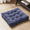 Navy, variant on Floor Pillow 22x22 Inch, Large Square Meditation Pillows Seating for Adults, Tufted Corduroy Floor Cushion for Living Room Tatami, Gray