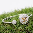 thumbnail image 2 of Anavia Ohm Om Aum Yoga Rhinestones Aromatherapy Jewelry Essential Oil Bangle with Gift Box, 2 of 7