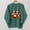 Army Green, variant on Molidfa Women’s Oversized Crew Neck Kawaii Ghost Pumpkin Halloween Long Sleeve Sweatshirt