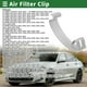 thumbnail image 2 of Abrazaderas de la Caja del Filtro de Aire Unique Bargains para BMW 114d 2013-2015 Número 13711716113 de Metal de Acero de Manganeso Tono Plateado 1 Pc, 2 of 6
