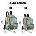 thumbnail image 2 of FORMRS Mini Backpack Purse for Women Travel Daypack Casual Shoulder Bag, Blue Sea Boat, 2 of 7
