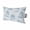 Pastel Blue, Gray, White, variant on Tropical Plants Outdoor Pillows for Chaise Lounge Chair Waterproof Lumbar Pillows with Insert&Adjustable Elastic Strap Beach Headrest Pillow Blue Palm Trees Botanical Summer Gray Pool Pillow 11"x16"