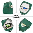 thumbnail image 5 of JIALIOU Mini Backpack Purse for Women Quilted Casual Daypack Small Travel Shoulder Bag, Dark Green, 5 of 7