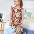 thumbnail image 4 of Balery Dragons1 Camisón de princesa para niñas, pijama de algodón con mangas abullonadas, suave y bonito.-Medium, 4 of 6