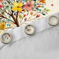 thumbnail image 4 of Manfei Tree Of Life Black Out Curtains for Teens Adults,Spring Floral Tree Curtains Pack of 2 (42x63 Each),Chic Flowers Bedroom Curtains,Lightweight Room Decor, 4 of 6