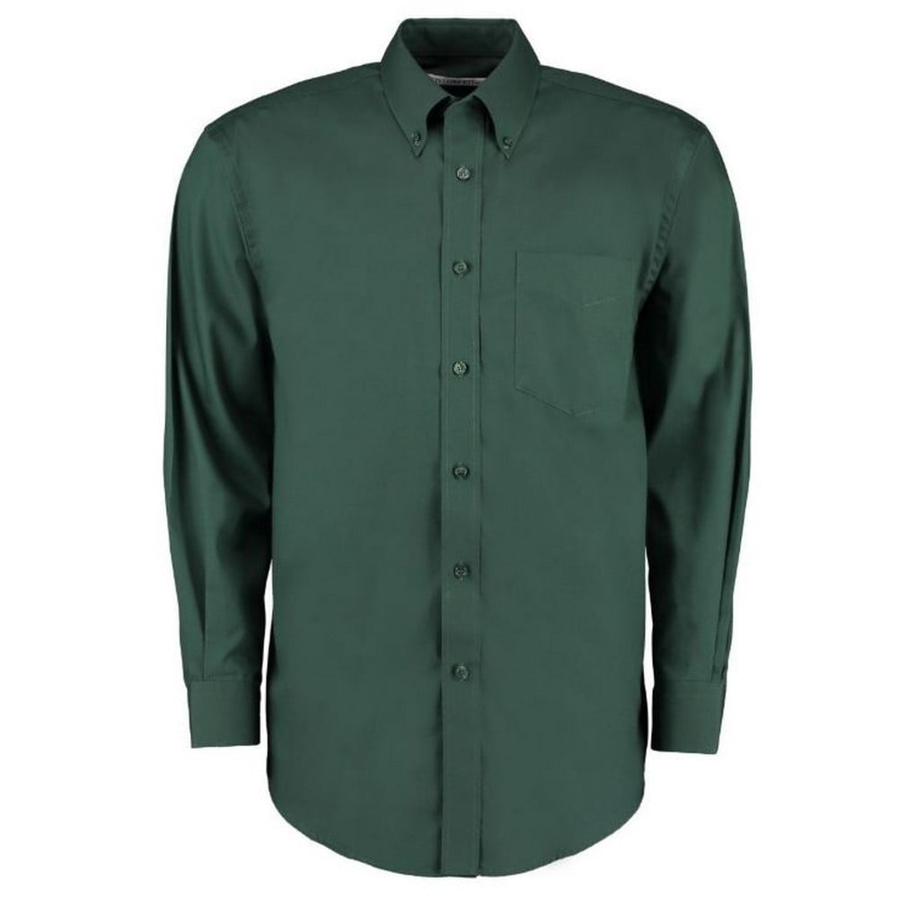Kustom Kit Camisa Corporate de Oxford para Hombre Verde Botella Kustom Kit UTRW6332 bottlegreen Walmart en linea