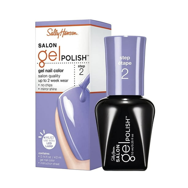 Sally Hansen Salon Pro Gel Nail Polish Lacquer, Purplexed, 0.24 Fl. Oz
