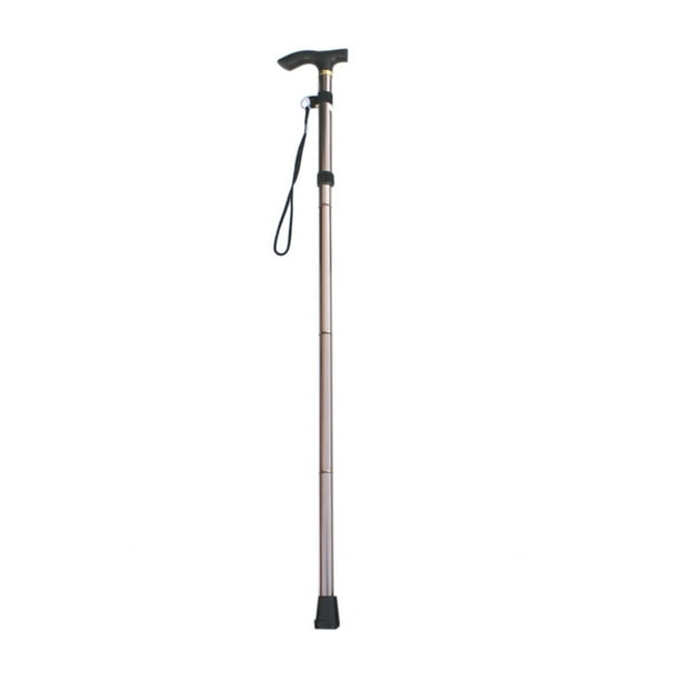 Bastón Bastón plegable portátil de mano de aluminio Bastón para caminar Senderismo Palos de senderis TOMSHOO Bastón