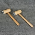 thumbnail image 6 of Shoreew Double-sided Meat Tenderizer Hammer Comfortable Grip Wooden Long Handle Heavy Duty Steak Chicken Beef Poultry Mallet Pounder Flattener, 6 of 6