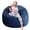 Navy-3 Foot, variant on 3 Foot Dark Grey Bean Bag Chair with Filler, Adult Living Room Sofa