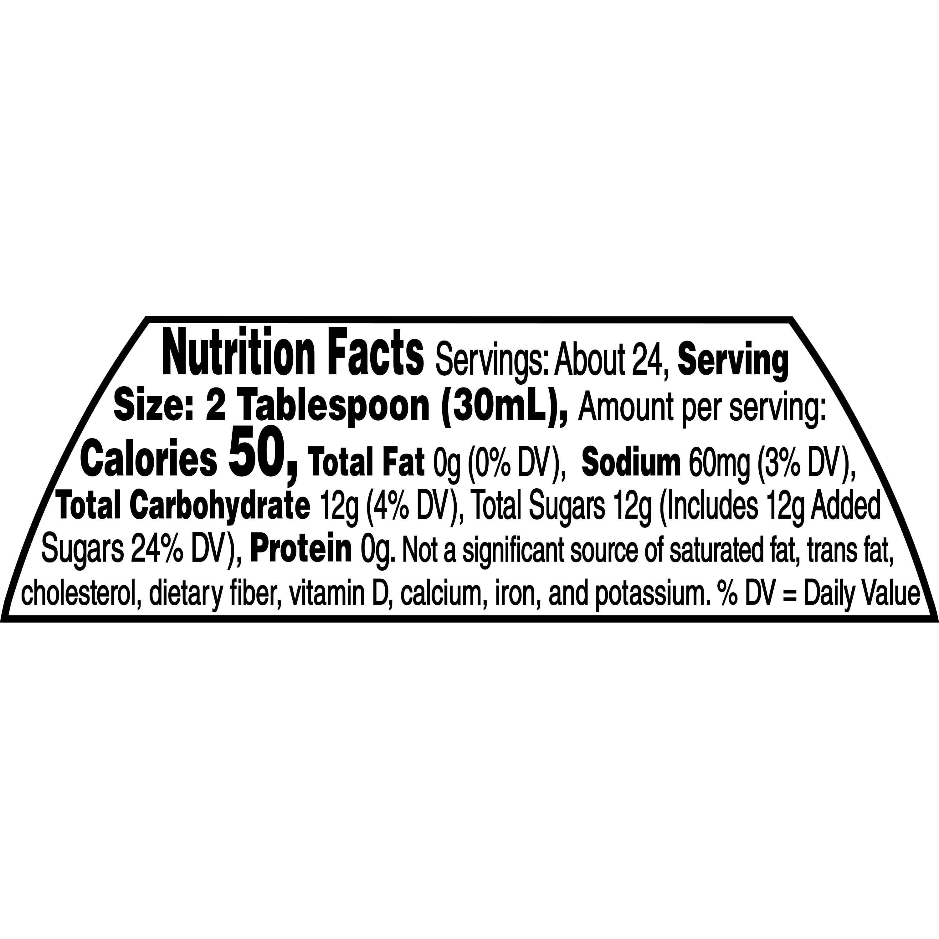 Aunt Jemima Butter Lite Syrup, 24 oz Bottle, Easy Pour Cap