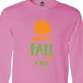 thumbnail image 4 of Inktastic Happy Fall Y'all, Pumpkin, Arrow, Fall, Autumn Long Sleeve T-Shirt, 4 of 5
