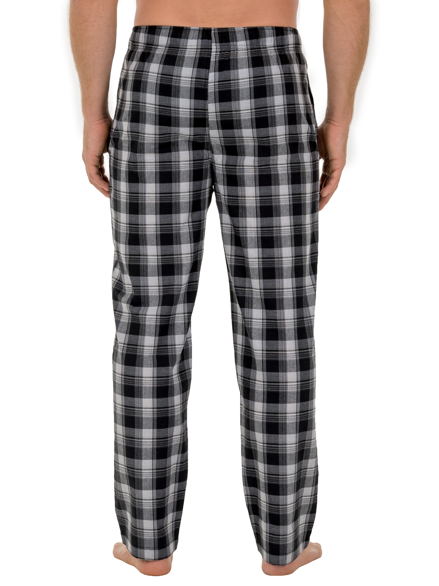 Fruit of the Loom Men's and Big Men's Microsanded Woven Plaid Pajama Pants, Sizes S-6XL & LT-3XLT - image 5 of 6