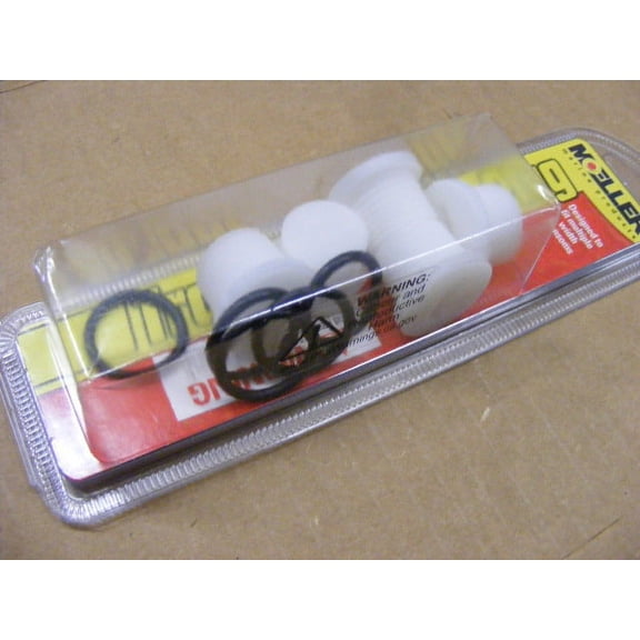5 PACK Moeller 20304-10 Nylon Plug O-ring Screw-Driver Transom Bilge Drain Boat