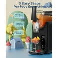 thumbnail image 3 of Ecozy 2L Slush Machine,  5 Preset Programmes, Slushie, Cocktail, Milkshake, Frappé, Wine, No Ice Needed,24H Timer, Self-Cleaning,, 3 of 6