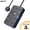 Black, variant on RONY 16-Outlet 5 USB Port Surge Protector Power Strip, 3-Sided Plug Outlet Extender with 10ft Long Extension Cord, Black