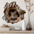thumbnail image 1 of Mouse Peeking Out From Mouse Hole Decal-Rustic Mouse Hole Wall Sticker Home Decor-kids Room & Nursery Mouse Sticker M838, 1 of 1