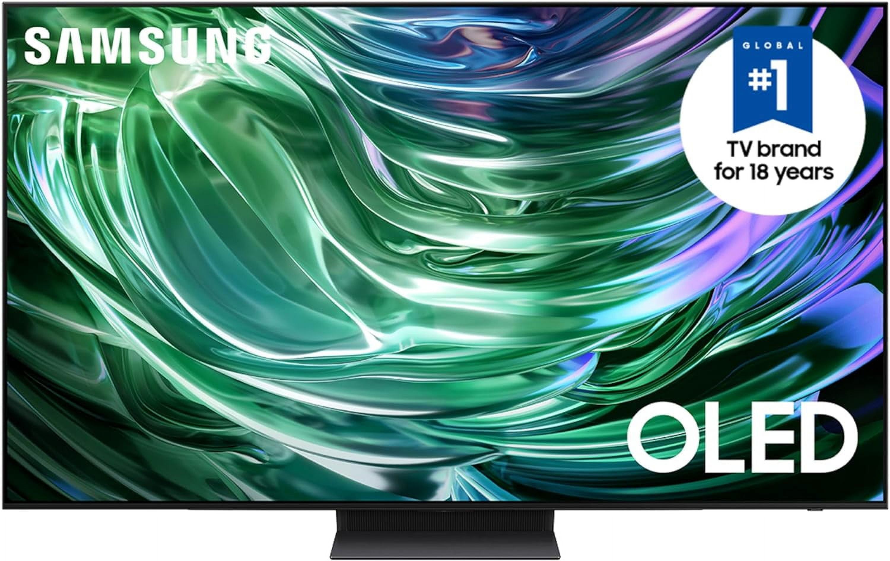 Samsung QN77S90DAFXZA 77 Inch 4K OLED Smart TV with Dolby Atmos with a Walts TV TILT-EXTENSION-37-90 Tilt Mount for 37-90 Inch Compatible TVs and Walts HDTV Screen Cleaner Kit (2024)
