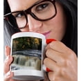 thumbnail image 2 of 3drose, Tahquamenon Falls, Whitefish, Michigan, Upper Peninsula, 11oz Two-tone Red Mug, 2 of 6