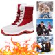 thumbnail image 1 of Botas Nieve para Mujer Impermeables A Media Pantorrilla Con Forro Piel El Senderismo Al Aire Libre, 1 of 9