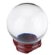 thumbnail image 5 of 1PC 50MM bola de cristal de cuarzo Artificial esfera transparente decoración del hogar soporte de madera, 5 of 9