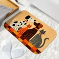 thumbnail image 5 of 1pc Dogs and Cats Absorbent Non-Slip Bathroom Thickened Flannel Rug Decor,Soft,Quick Drying,Suitable For Indoor/outdoor Use,Bathrooms,Bedrooms,Kitchens,Terrace,Laundry Rooms,16"x24", 5 of 9