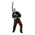 thumbnail image 3 of 1/64 a escala Angler figura figura de resina mini accesorios fotográficos de fotografía Props decorativos Modelo de pesca Carácter de pesca Tira de la caña de pescar, 3 of 8