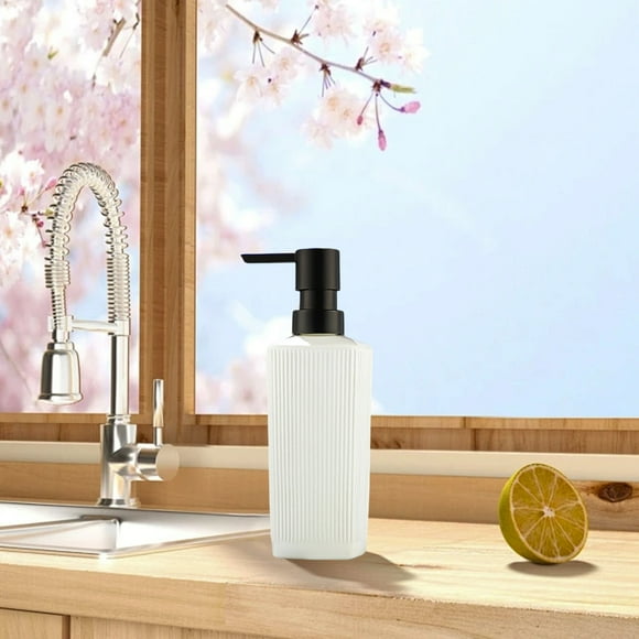 Nilvkv 350Ml Pump Bottle Refillable Glass Empty Lotion Soap Dispenser Liquid Container for Bathroom Shampoo and Body Wash Hand Soap Dispenser