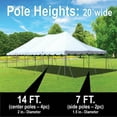 thumbnail image 4 of TentandTable Premium Outdoor Event Party Canopy Pole Tent, Blue, 20 ft x 40 ft, 4 of 8