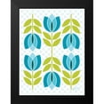 thumbnail image 2 of Young, Patty 15x18 Black Modern Framed Museum Art Print Titled - Mod Tulips IV, 2 of 5