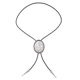 thumbnail image 1 of Corbata de bolo Yuyangstore Occidental Ajustable Blanco, 1 of 8