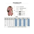 thumbnail image 2 of FASHIONWT Women V-Neck Tie Wrap Dress Short Sleeve Print Casual Dress, 2 of 4