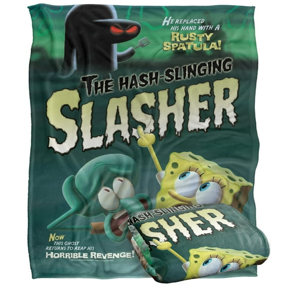 Spongebob Blanket, 50'x60' Hash Slinging Slasher Silky Touch Super Soft Throw Blanket