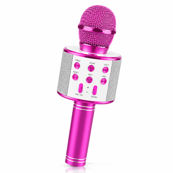 Karaoke Microphone for Kids,for 3-12 Year Old Girls,Kids Microphone Girls Toys Bluetooth Microphone Birthday Gifts for 3 4 5 6 7 8 Years Old Girls Boys