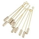 thumbnail image 3 of 20 Unids 5cm Broche Para Adultos Unisex, Accesorios De Gorra Bufanda, Plata + Oro, 3 of 9