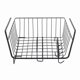 thumbnail image 1 of Under Shelf Basket Good Load Bearing Under Shelf Storage Iron Under Cabinet Shelf with Curved Hook, Black, 1 of 5
