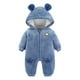 thumbnail image 1 of Body De Bebé Canastilla Onesies Para Niño Pequeño Otoño Invierno Ropa De Algodón Mameluco De Salida Monos Azul Odeerbi  LM103-3330, 1 of 6