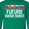 thumbnail image 4 of Inktastic Future Railroad Engineer Train Long Sleeve Youth T-Shirt, 4 of 5