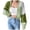 Green, variant on Women's Open Front Cropped Cardigan Sweaters Colorful Long Sleeve Knit Tops Soft Comfortable Trendy Color Block Lantern Sleeves Short Cardigans Outwear Red XXL