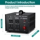 thumbnail image 3 of Transformador elevador y descendente ZGROCK 3000 W 110 V a 220 V, 3 of 7