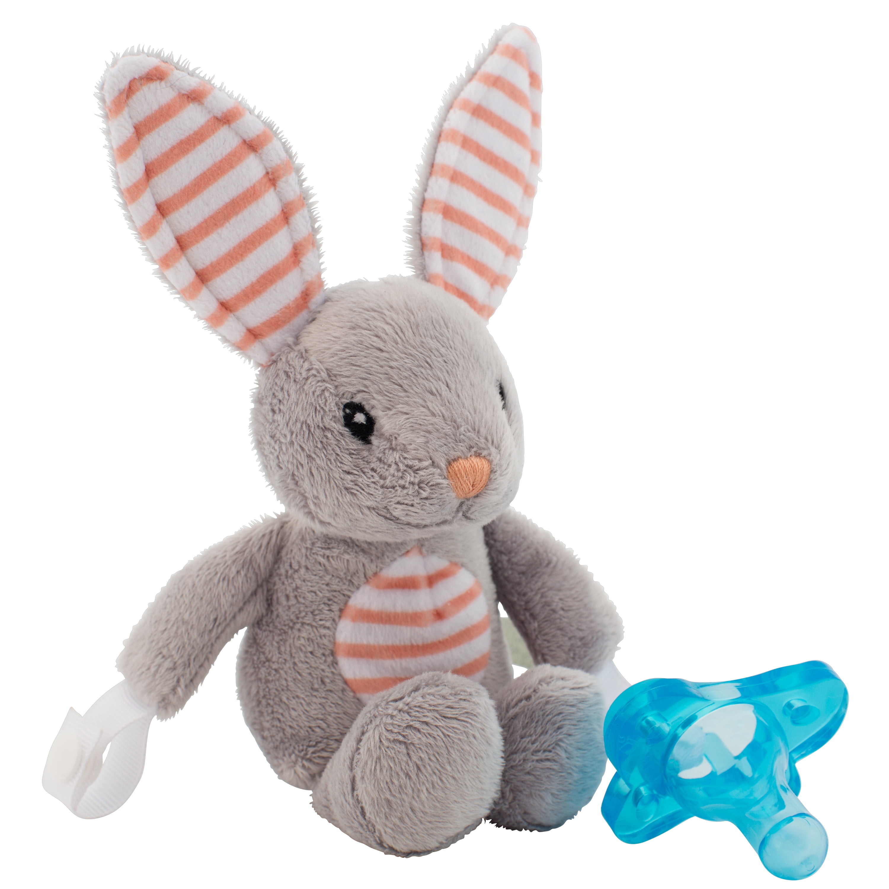 Dr. Brown's Lovey Pacifier and Teether Holder, 0m+, Bunny with Blue