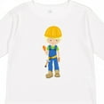 thumbnail image 4 of Inktastic Construction Worker, Blond Hair, Cute Boy, Hammer Boys Long Sleeve Toddler T-Shirt, 4 of 5