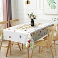 thumbnail image 2 of Aofoto Spring Floral Tablecloth, Butterfly Wildflower Rectangle Table Covers Waterproof for Easter, Birthday, Wedding, Mothers Day Tea Party Supplies and Decorations,60 x 120 Inch, 2 of 6