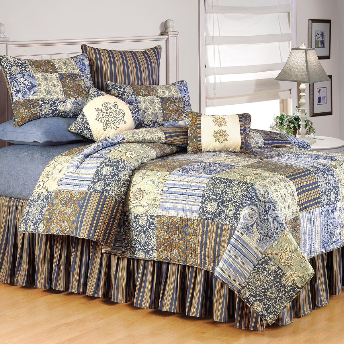 Siena Twin Bed Skirt 14" Drop All Seasons