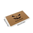 thumbnail image 6 of Wooowa Halloween Retro Faux Coconut Fiber Doormat Scraper Polyester 23.6x15.7 Inch Non Slip for Entryway Front Door Festive Decor, 6 of 6