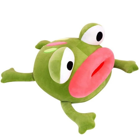 Frog Stuffed Animals 10-Inch Soft Plush toad Snuggly Hugging Pillow Cute Plushies Toy, Christmas Birthday Gift for Kids Boys Girls, Home Decoration, Green